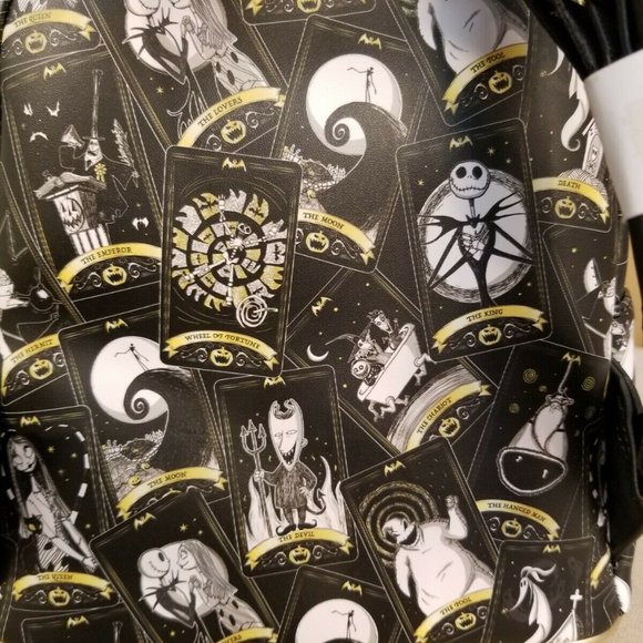Loungefly Disney Nightmare Before Christmas Tarot Card Backpack NEW main image 8